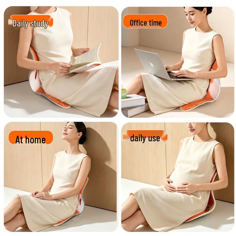 HEZHENG Ergonomic Honeycomb Lumbar Support Cushion CN plug (adapter included)