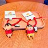 Adorable Pvc Cartoon Crayon Shin-chan Keychain For Kids Birthday Gifts