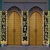 Eid Mubarak 3pcs Door Banner Set - Ramadan & Eid Celebration Decor Polyester