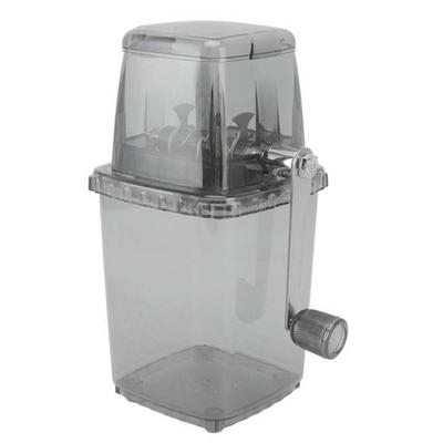 Portable Ice Crusher 1.25L Hand Cranked DIY Manual Shaved Ice Chopper Machine for Home Outdoor
