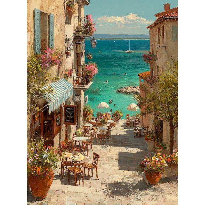 

GATYZTORY Painting by numbers Scenery Handpainted Art 40x50cm DIY Paint by numbers Adults crafts Number painting Home decor 30x20cm no frame