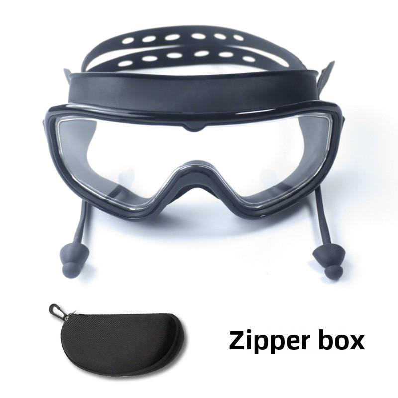 Swimming Eyewear HD Waterproof And Anti Fog Professional Swimming Goggles For Men And Women Diving Equipment Silicone Fit