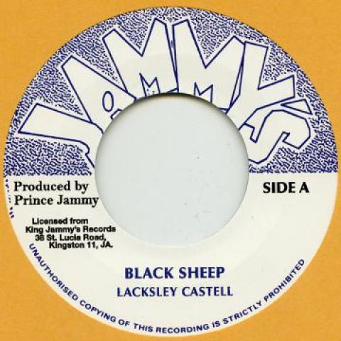 7inch Record LACKSLEY CASTELL - Black Sheep / Dub J003 Jammys 1983 UK Reggae, Ska & Dub Used