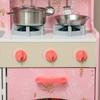 Children's Kitchen, Ice Cubes, Microwave, Oven, Hob, Sink, Washer, 90 x 33.3 x 91.6 cm, Pink
