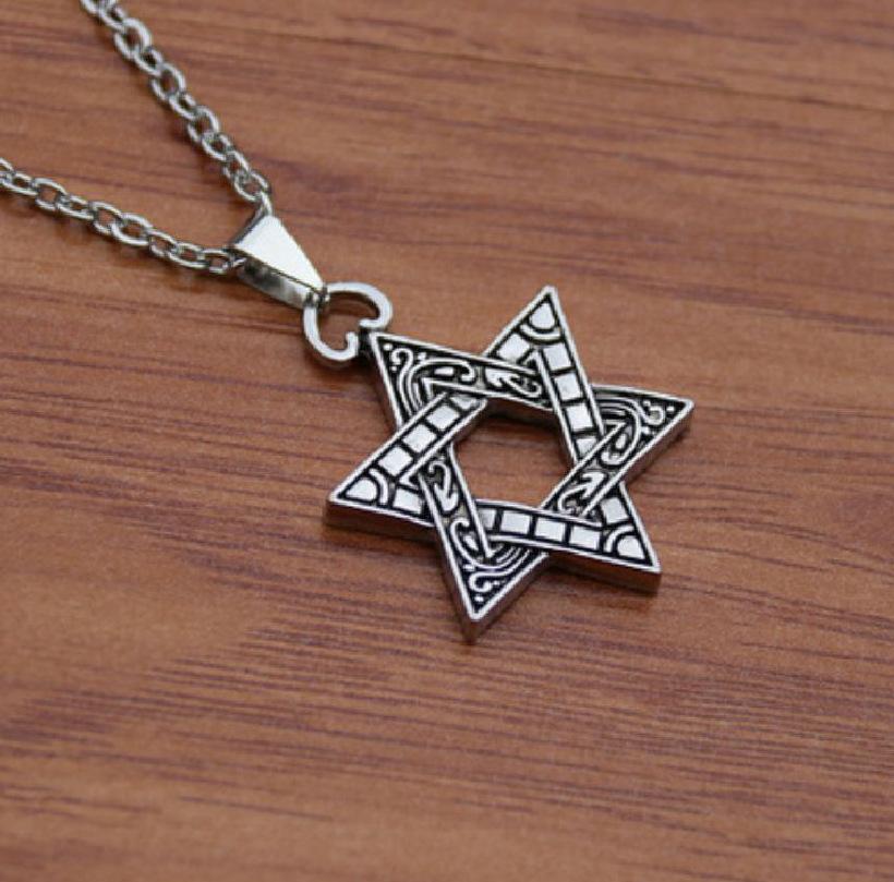 Retro Six-Pointed Star Hip-Hop Long Sweater Necklace - Trendy 2022 Women’s Chain