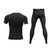 Li Ning Logo Print Fashion Quick-Dry Breathable Sports Fitness Set Men sets YUDV017-2+YULV023-1