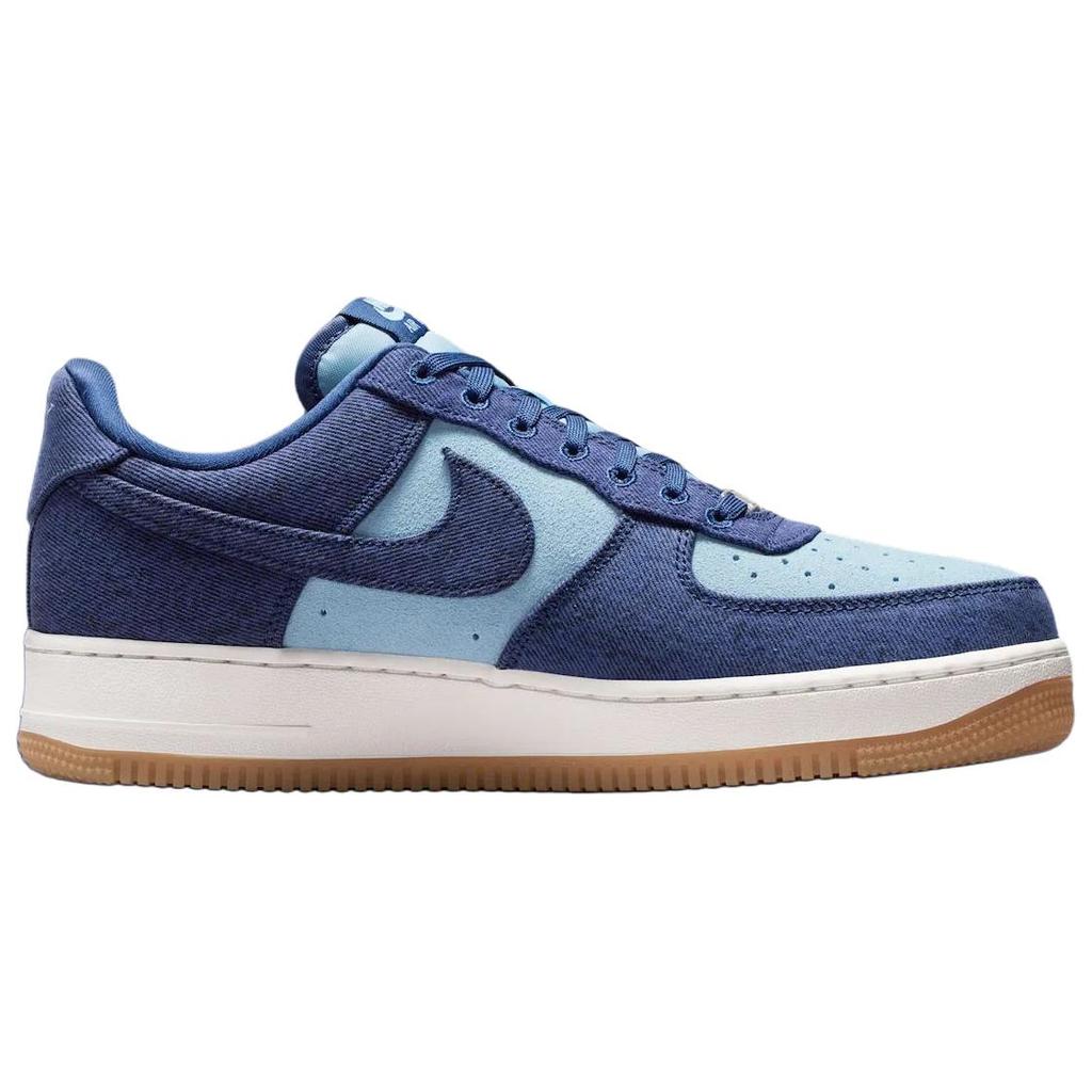Nike Air Force 1 07 LV8 Denim Men Sneakers Blue Navy Worn-Blue IR0951-400