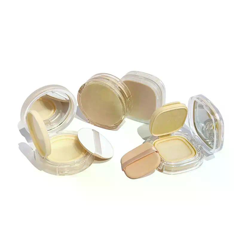 Mini Cute Empty Air Cushion DIY Box with Mirror & Sponge, Portable BB Cream Cosmetic Case