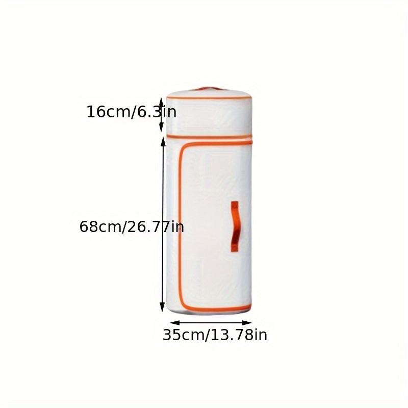 1pc PVC Waterproof Roll-Shaped Quilt Storage Bag Large Capacity Wardrobe Organizer Quilt Clothing Storage Bags Compression Bag