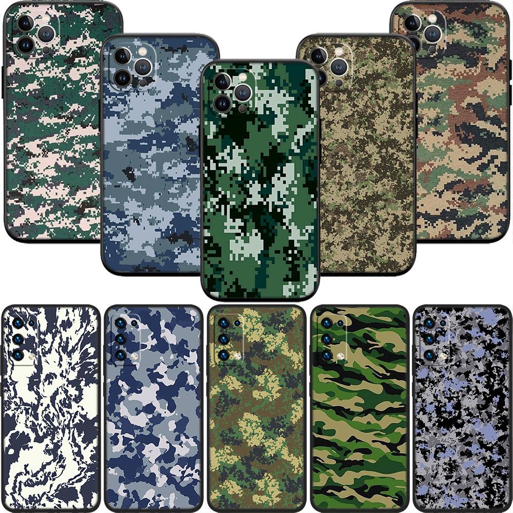 FM13 Camouflage Soft Shell Phone Case for Redmi Note 8 9 Pro Max 9S 9T 9C NFC 8T 8A 10A A4