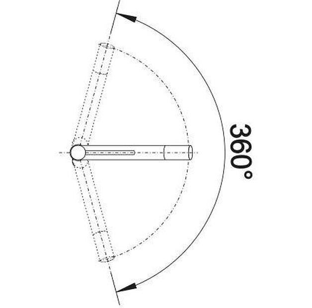 Mixer Blanco Alta Compact Chrome (518447)