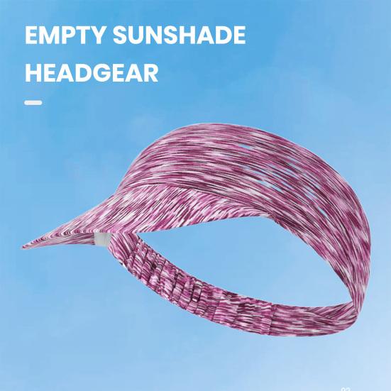 Sunscreen Visor Hat Large Wide Brim Breathable Quick Dry UV Protection Empty Top Baseball Sun Cap for Women Men