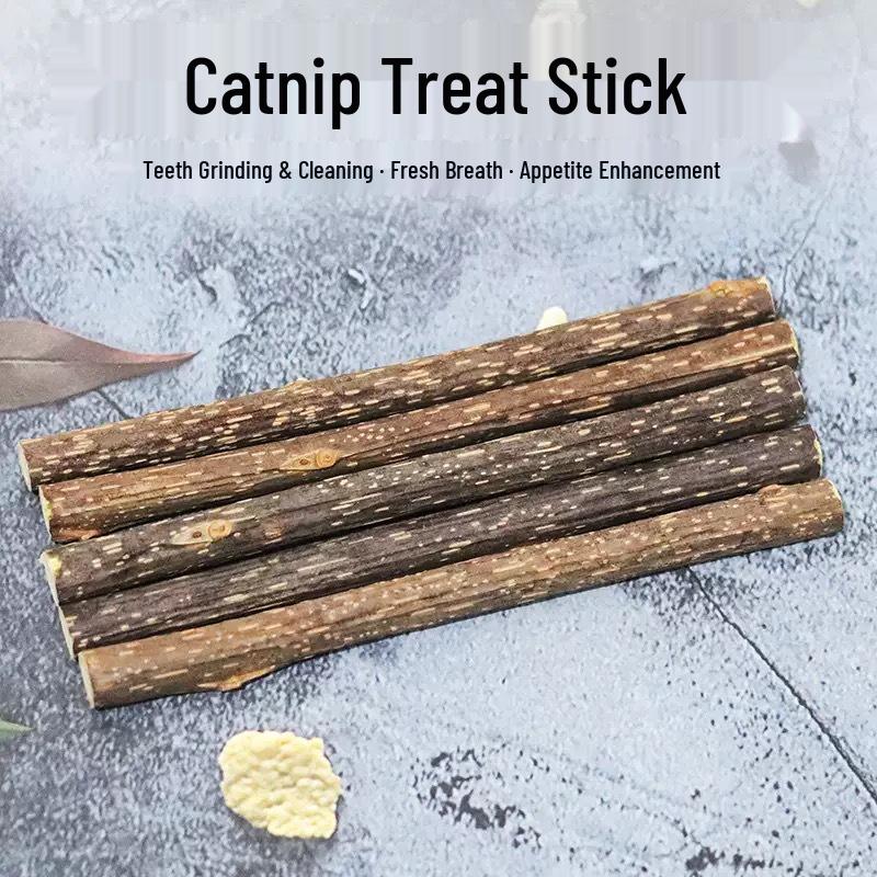 Matatabi Cat Chewing Stick - Teeth Cleaning, Self-Entertainment, Durable Decompression Toy