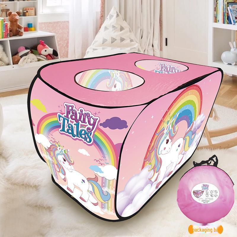 Tenda de Ônibus de Desenho Animado Pop-Up Infantil para Brincadeiras Internas e Externas