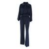 Europäischer, amerikanischer Herbst- und Winter-Silberfuchs-Samt-Sportpullover-Set Damen 1116 marineblaue Jacke Hose zweiteiliges Set Großhandel