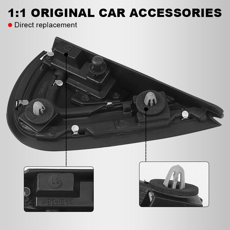 Door Wing Mirror Side Corner Triangle Fender Trim For Honda Crv 2017 2018     75495-RLA-A01/75490-RLA-A01