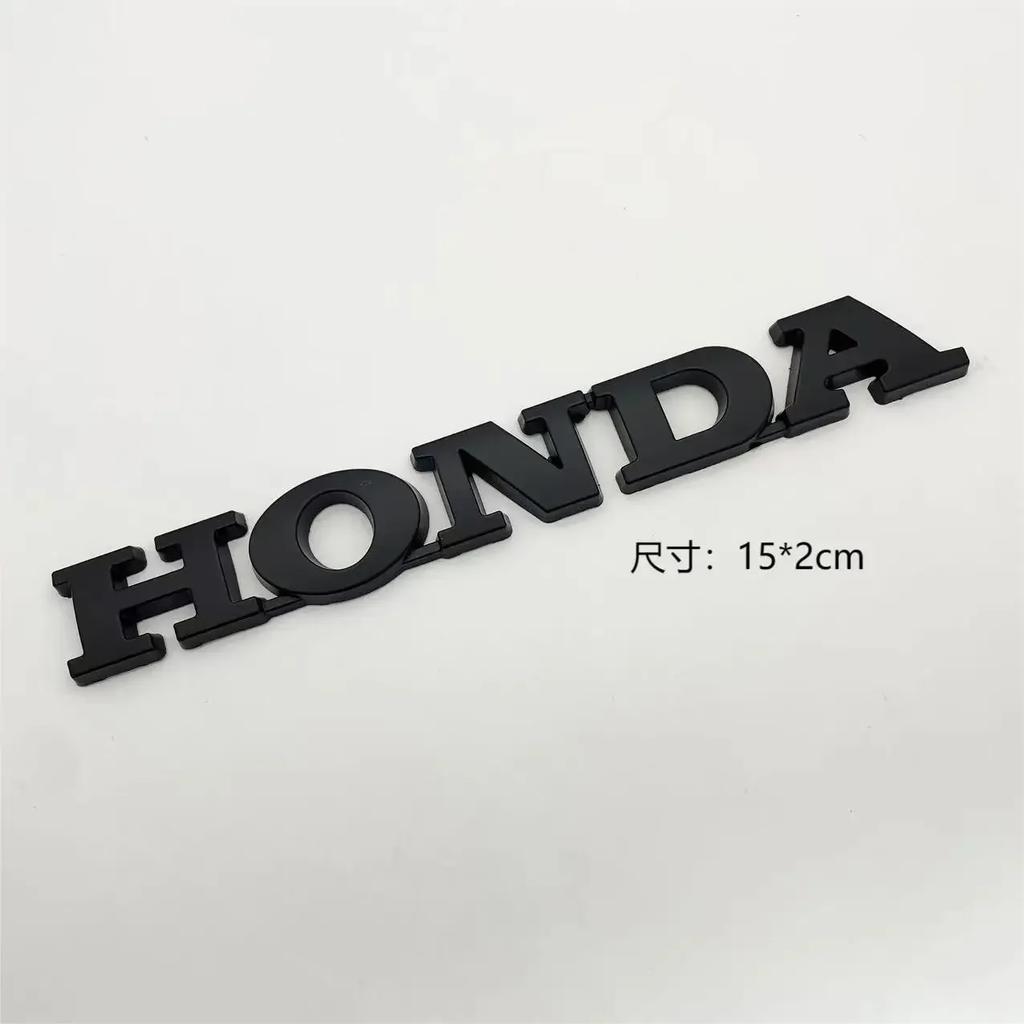 AAALJ1 For Honda Fit Civic Freed Fiber Accord CRV CR V Jazz Hybrid AA Odyssey Sticker Accessories 3D Metal Hybrid Logo Car Emblem Badge