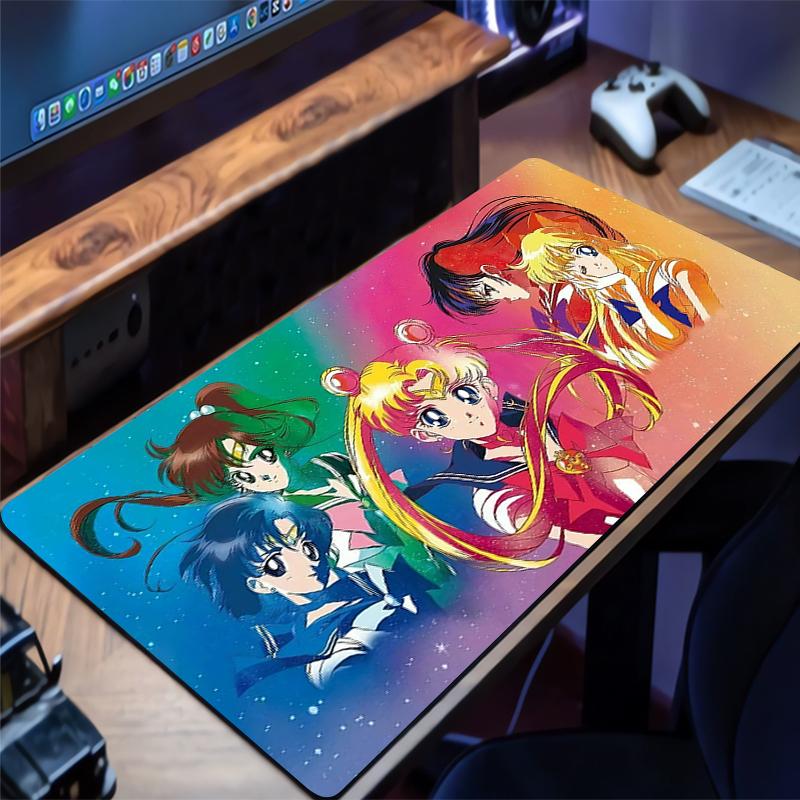Mouse Pad SSailor Moon Kawaii Gaming Accessories PC Mouse Pads Computer Keyboard Gamer Desk Mat Alfombrilla Xxl Rug Mousepad