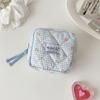 Cherries Decoration Sanitary Pad Storage Bag Water Resistant Practical Polyester Organizer For Travel Cosmetic