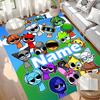 Custom Name Personalized Sprunki Game Print Carpet, Versatile Home Decor Rug, for Playroom, Apartment, Balcony, Entryway, Hallway Gift