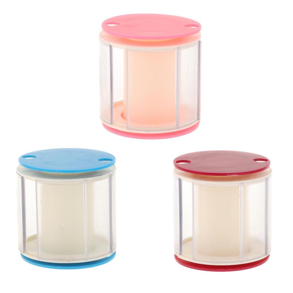 Gymnastics Ribbon Storage Case Spool, Clear View Tape Holder Organizer, Easy to Carry Portable Dance Ribbon Box, Reusable