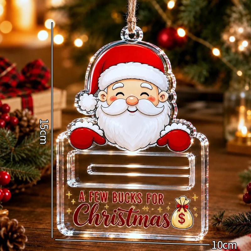 Christmas Cash Boxes Ornament Christmas Tree Money Holder Hanging Pendants Christmas New Year Money Gift Boxes Decorations