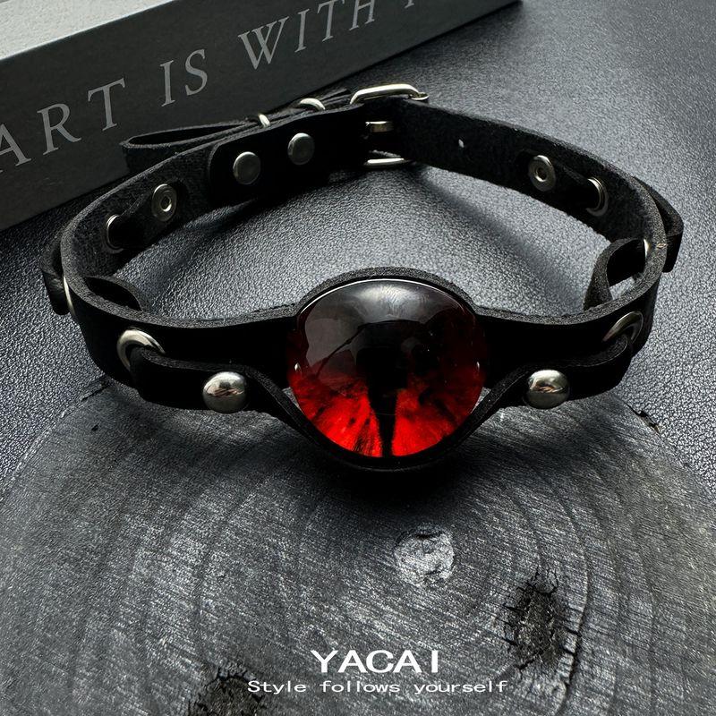 

Devil s Eye Collar Female Dark Goth Choker Niche Style Fancy Yabi Accessories Fashion Stylish Necklace Dark Demon Eye Necklace