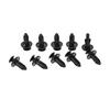 50Pcs 8mm Auto Bumper Fastener for Toyota Nissan Honda Plastic Rivet Retainer Push Engine Cover Fender Car Door Trim Panel Clips