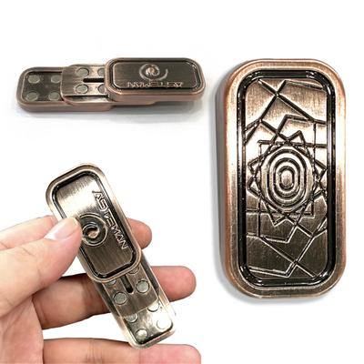 EDC Rose Print Fidget Slider Electroplating Finger Toy Relieve Boredom