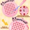 Cat Magnetic Drawing Board Keychain Leisure Toy Bag Pendant Fun Keychain Cartoon Cat Pendant Jewelry Fashion Accessories Creative Gift