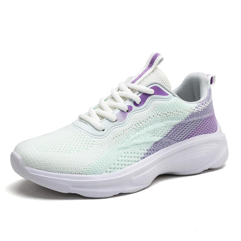 Spring and Autumn New Middle School Student Breathable Mesh Casual Shoes Women's Sports Shoes Fashion Soft Sole Outdoor Travel Shoes Women