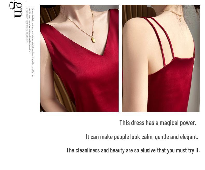 Silky Criss-Cross Back Camisole - Women's Summer Innerwear and Outerwear