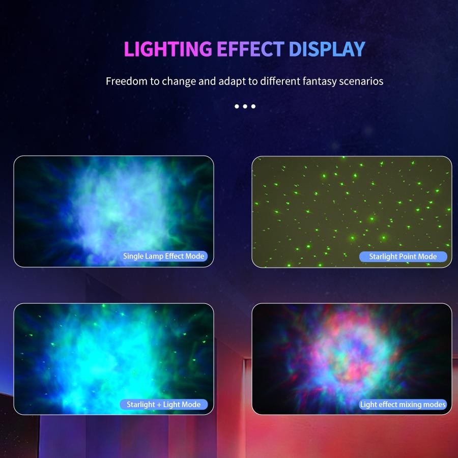 Astronaut Galaxy Projector LED Night Light Lamp Sky Projector 360° Rotate Adjustable Bedroom Nebula Projection For Kids Gifts