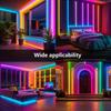 5V RGB Neon LED Streifenlicht – IP65 Wasserdicht, Bluetooth APP Steuerung, Musiksynchronisation & 24-Tasten Fernbedienung für TV Schlafzimmer Party Heimdeko
