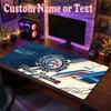 Chicago Cubs Customized Name Text Mouse Pad, Large Desk Mouse Mat Personalized Home Office Present