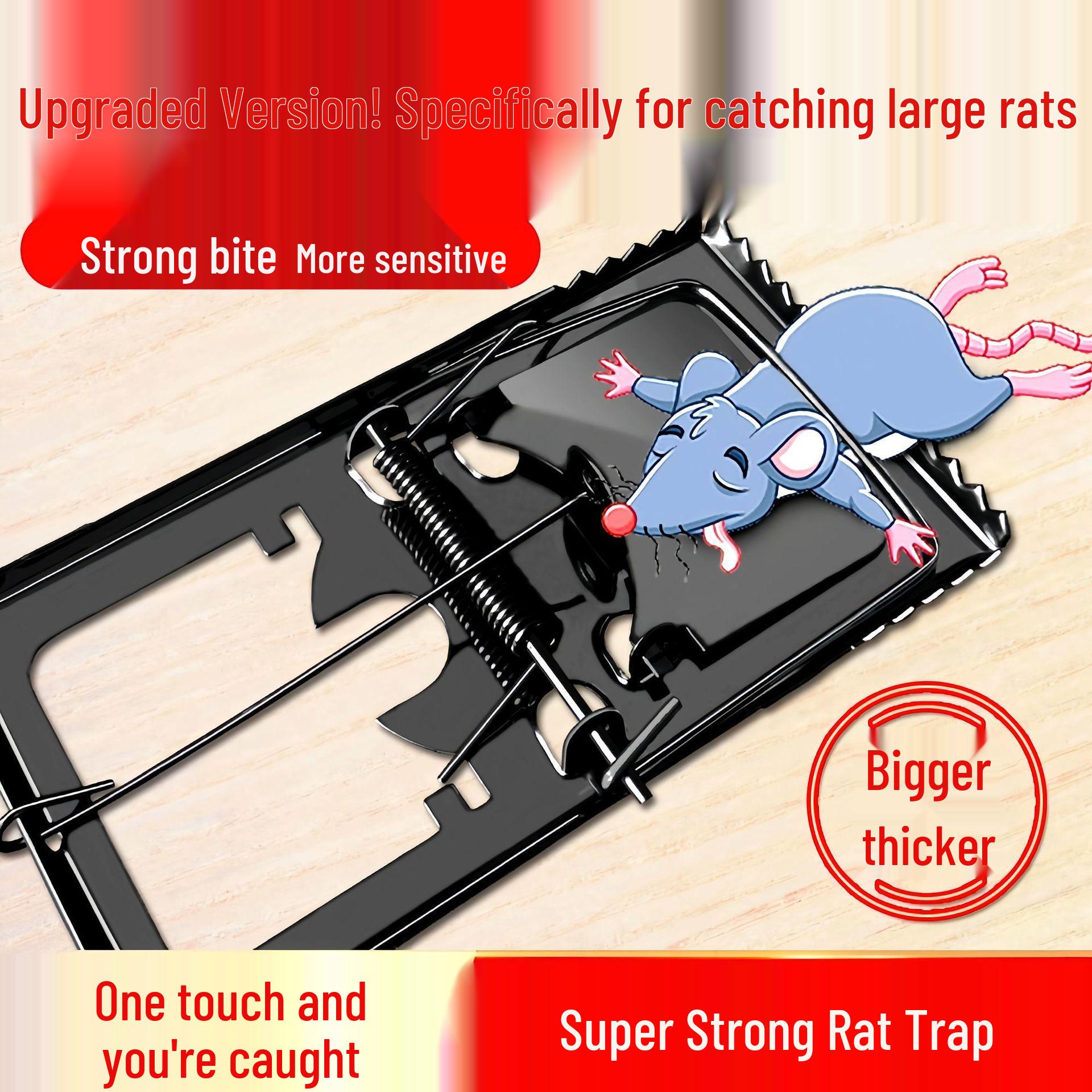 High Sensitivity Iron Rat and Mouse Trap - Effective Exterminator and Catcher