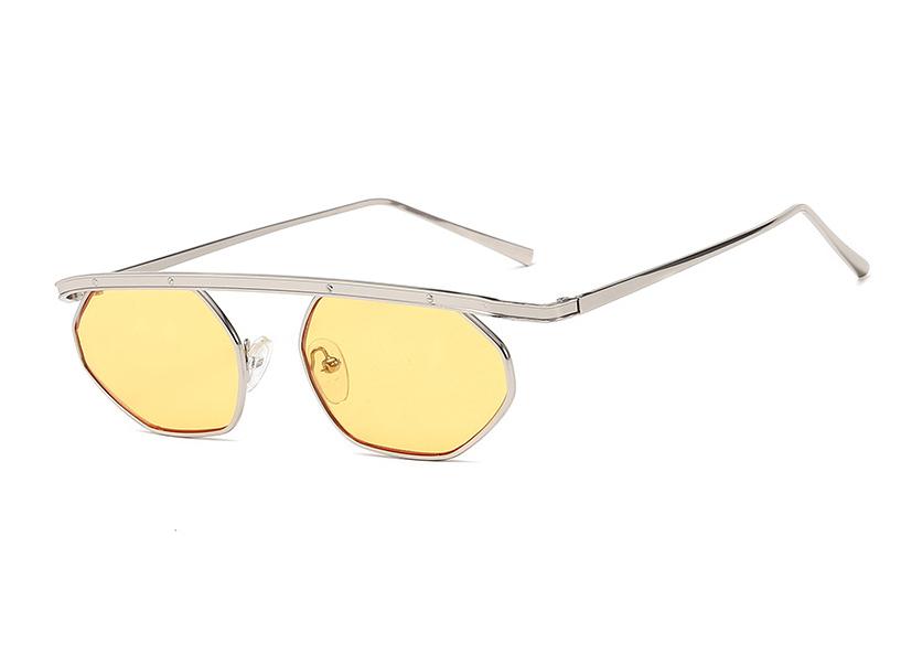 Polygon Shape Sun Glasses For Women Stylish Stylish UV Ray Blocking Sun Glasses Woman European American Style For Men Sunglass