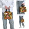 Ethnic Totems Of Indians Tiki Insulated Lunch Bag for Kids School Cooler Thermal Food Box Tote Leakproof Lunch Boxes Container