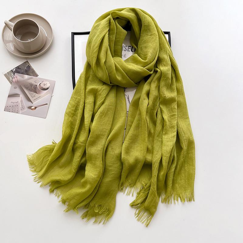 New Ramadan Big Size Women High Quality Muslim Hijabs Plain Solid Color Scarf Shawls Lady Wraps Headwear Pashmina