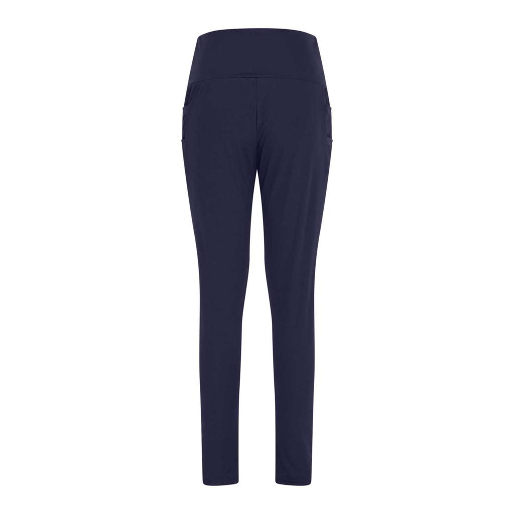 Women's Fashion Color Pocket Yoga Pants Sporty Slimming Small Foot Casual Pants