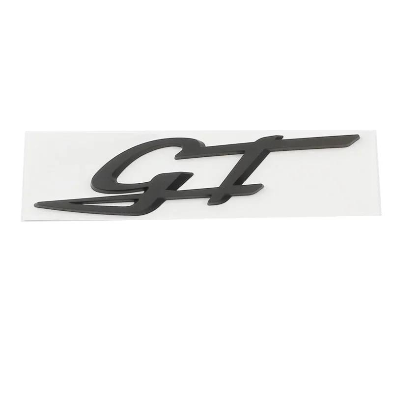 Car 3D ABS GT Logo Decals Emblem Badge Sticker For Maserati Levante Quattroporte Ghibli Modena GT MC20 2023 Styling Accessories