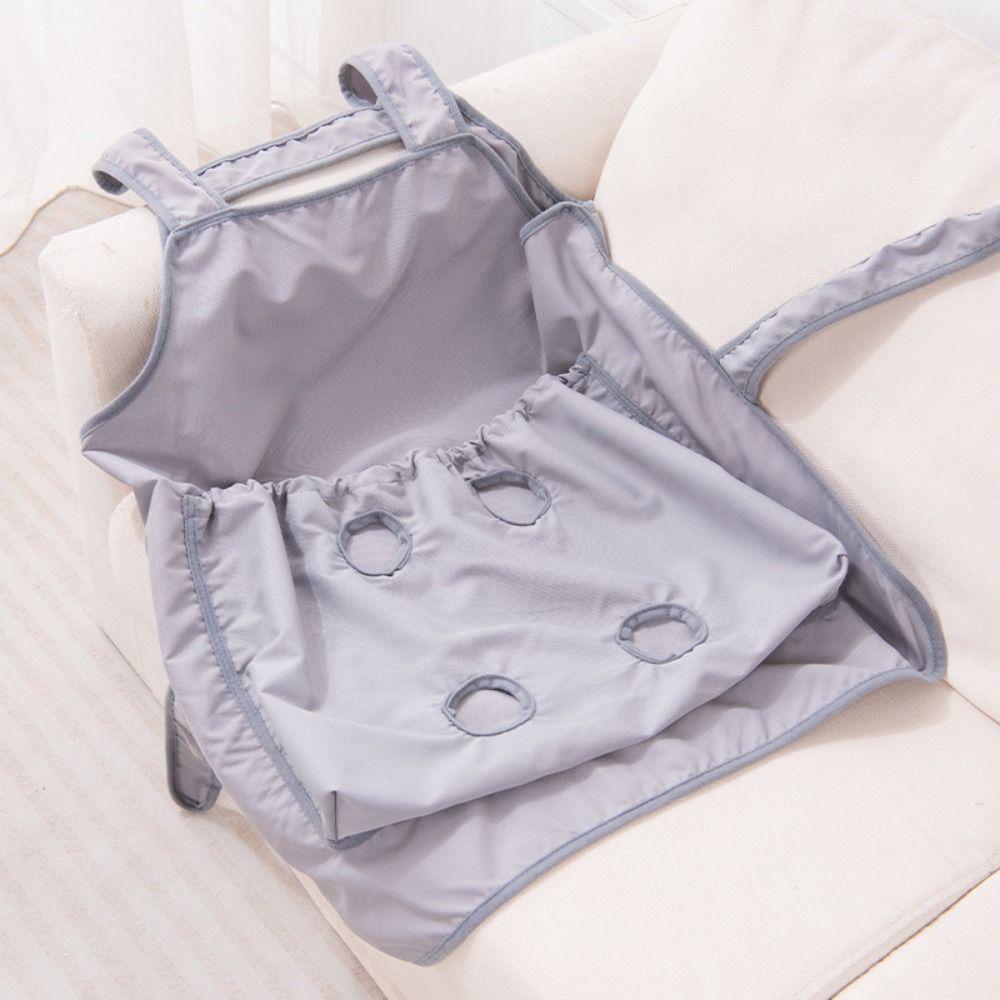 Adjustable Pet Grooming Smock Elastic Pocket Cat Holding Apron Pet Carrier Apron  Home Use