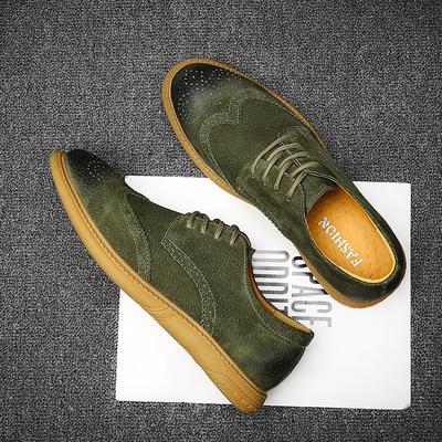Fashion Handmade Men's Oxford Shoes Fashion Leather Casual Footwear New Design Brogue Dress Shoes Business Formal Shoe Outdoor Sneakers