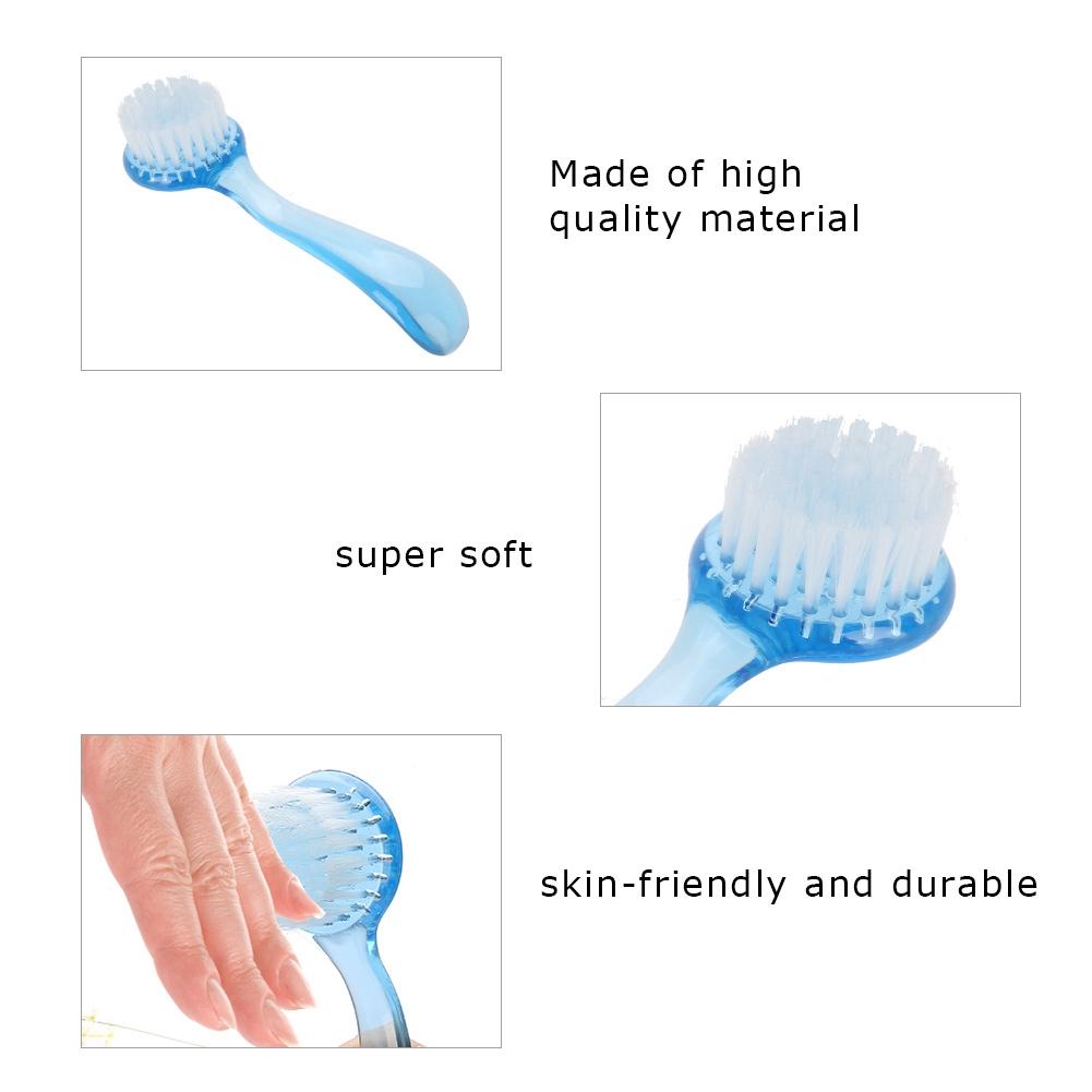 5pcs Soft Nail Dust Cleaning Brush Nail Art Powder Removal Brushes Manicure   Tool White