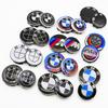 BMW 4Pcs 56mm 68mm Wheel Center Caps For BMW 50th Anniversary M Power Carbon Fiber Hubcap Emblem Badge E46 E90 F10 F30 G20 X5