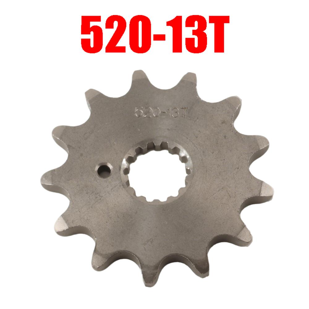 For Kayo kt250 KT 250 Mtr 250cc 2t Loncin MT250 Motorcycle Accessories 520 Chain Front Sprocket 11T 12T 13T Tooth Pinion Gear