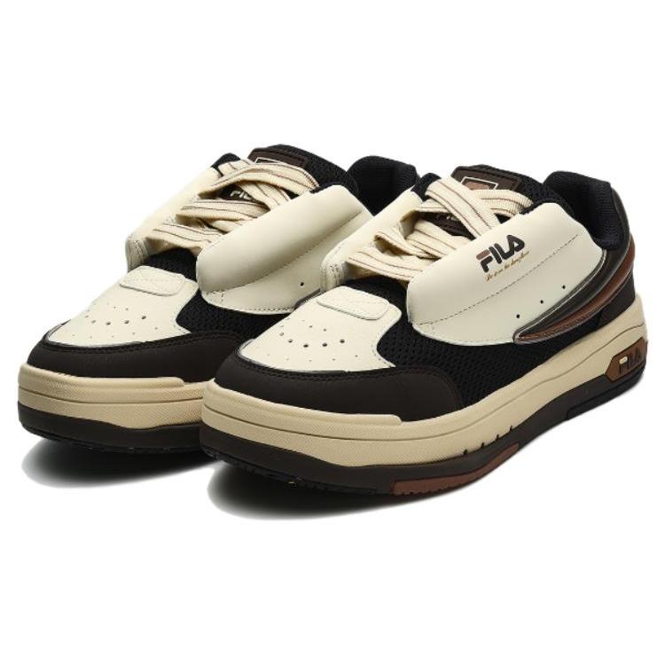 New FILA Mix Low Skate Shoes 'Cream White Black' F12M334201FBA