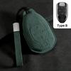 Fit For Trumpchi Gac Empow J11 J12 J13 J14 J15 J16 Gs8 Suede Fabric Auto Key Fob Cover Case Protector Housing Mount Key Ring Auto Accessories
