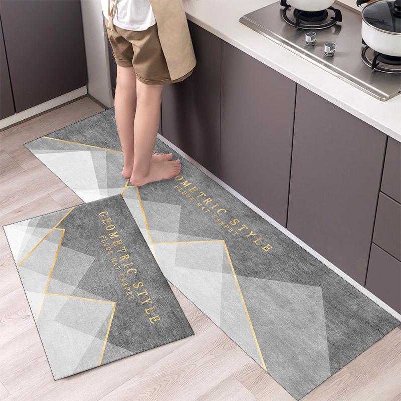Tapetes da moda Tapete simples Estilo nórdico Tapete de cozinha Tapete doméstico Tapete moderno Decoração para casa