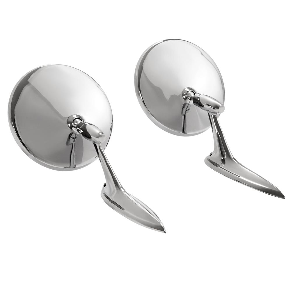 Chrome Steel Mirror for Chevrolet Corvair Nova 62-65